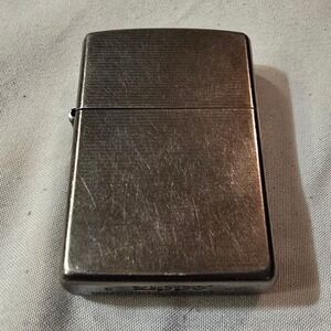 Zippo 2006 Pinstripe Brushed Chrome Windproof Lighter Made in USA C 06